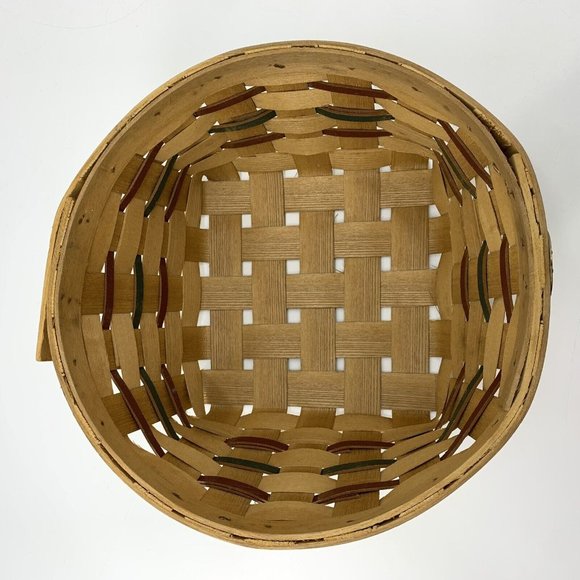 Peterboro Basket Company 10" x 5.25" Square Basket Round Top USA Made - Picture 2 of 3
